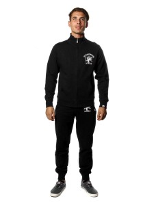 Bluza z bawełna z zamek błyskawiczny na trening
