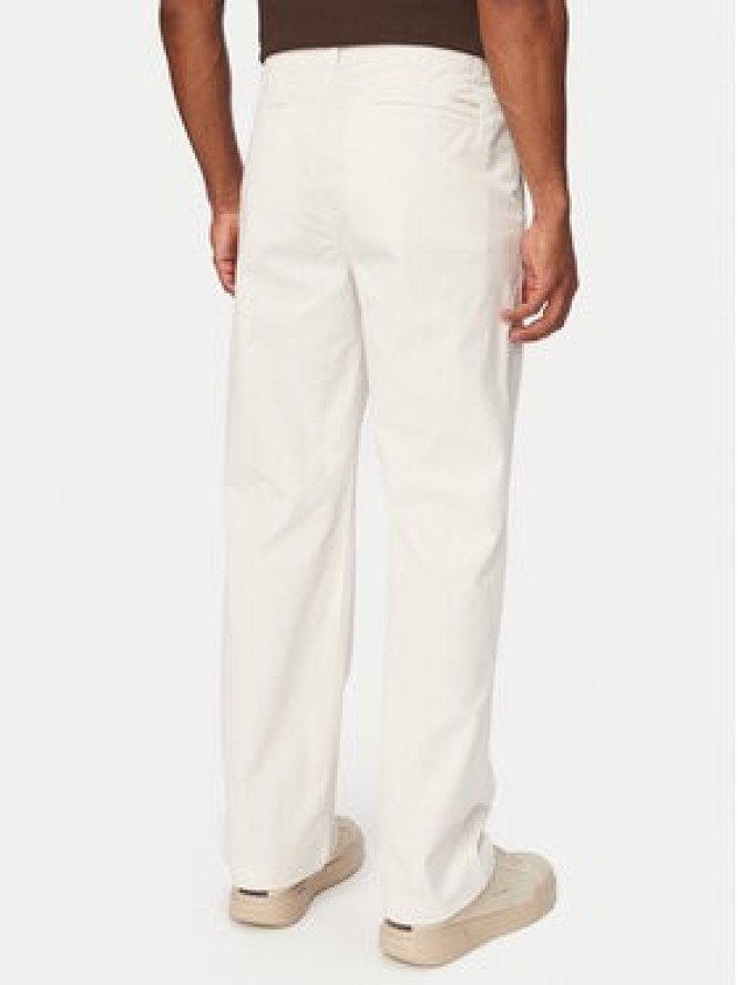 Calvin Klein Jeans Chinosy 90s LV04RF619G Biały Straight Fit