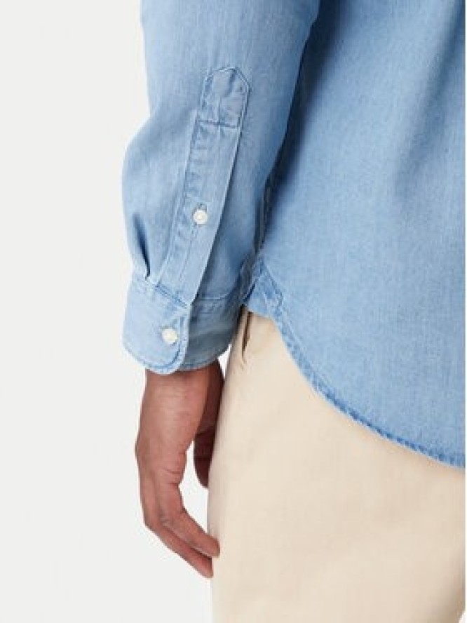 Tommy Hilfiger Koszula jeansowa Bedford MW0MW41689 Niebieski Regular Fit