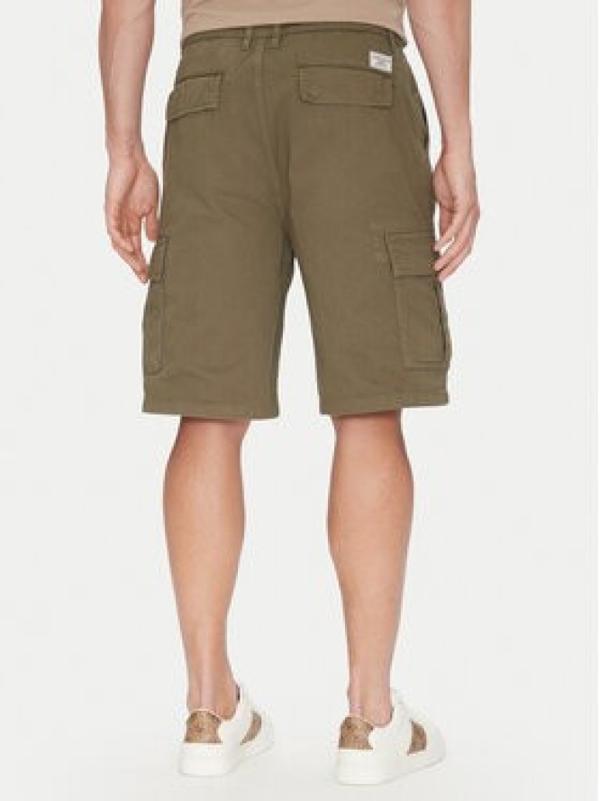 Guess Jeans Szorty materiałowe M5GD45 WGCV1 Khaki Regular Fit