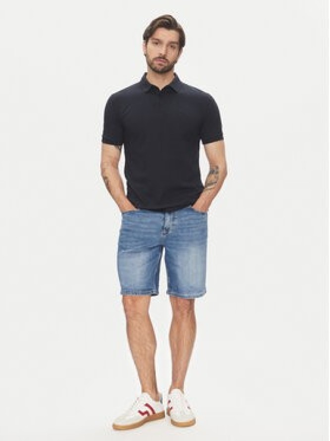 Lindbergh Szorty jeansowe 30-550000VBL Niebieski Loose Fit