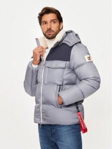 After Label Kurtka puchowa Katalla A00040 Szary Regular Fit
