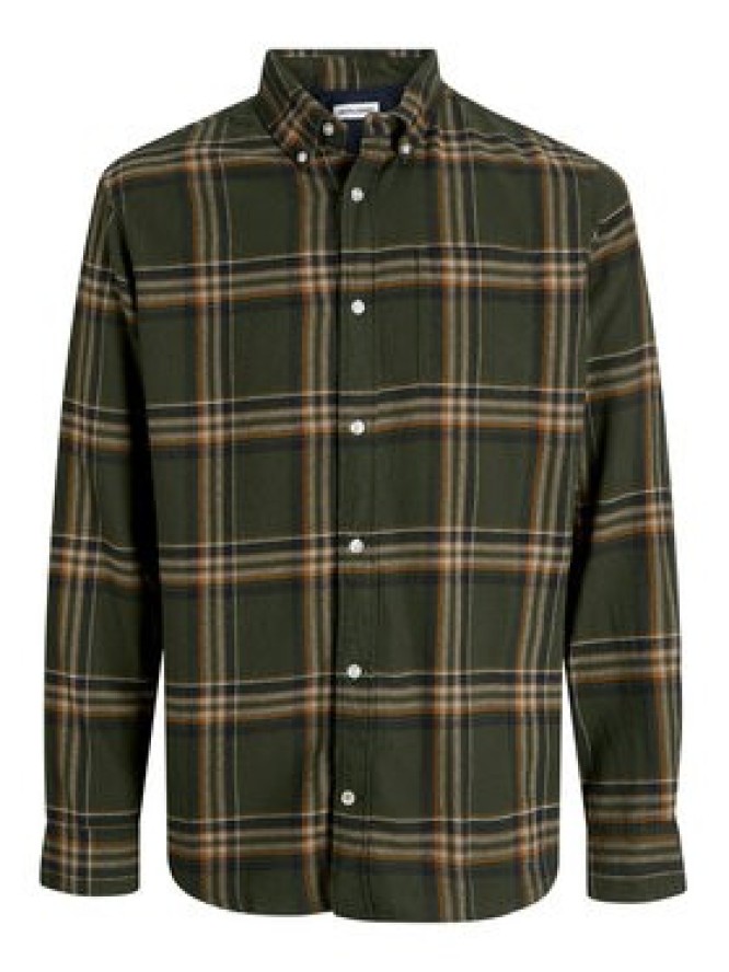 Jack & Jones Koszula Classic Flannel 12278406 Zielony Regular Fit