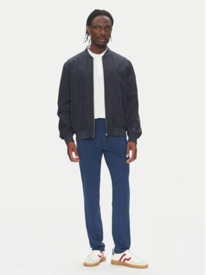 Lindbergh Kurtka bomber 30-301136 Granatowy Regular Fit