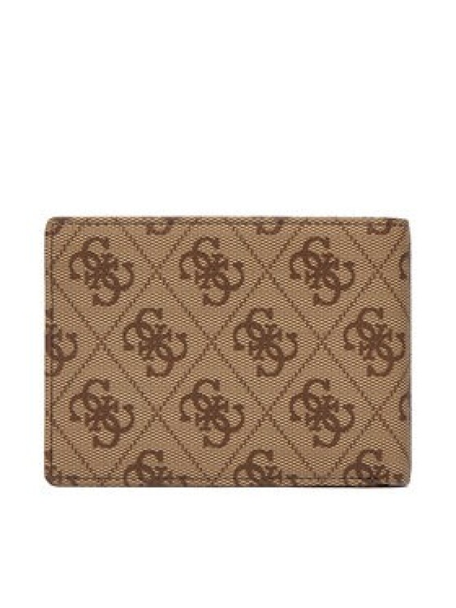 Guess Portfel SMMALL LEA27 Brązowy