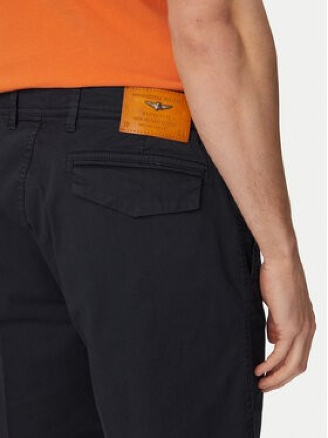 Aeronautica Militare Szorty materiałowe 261BE0278UCT04292 Granatowy Regular Fit