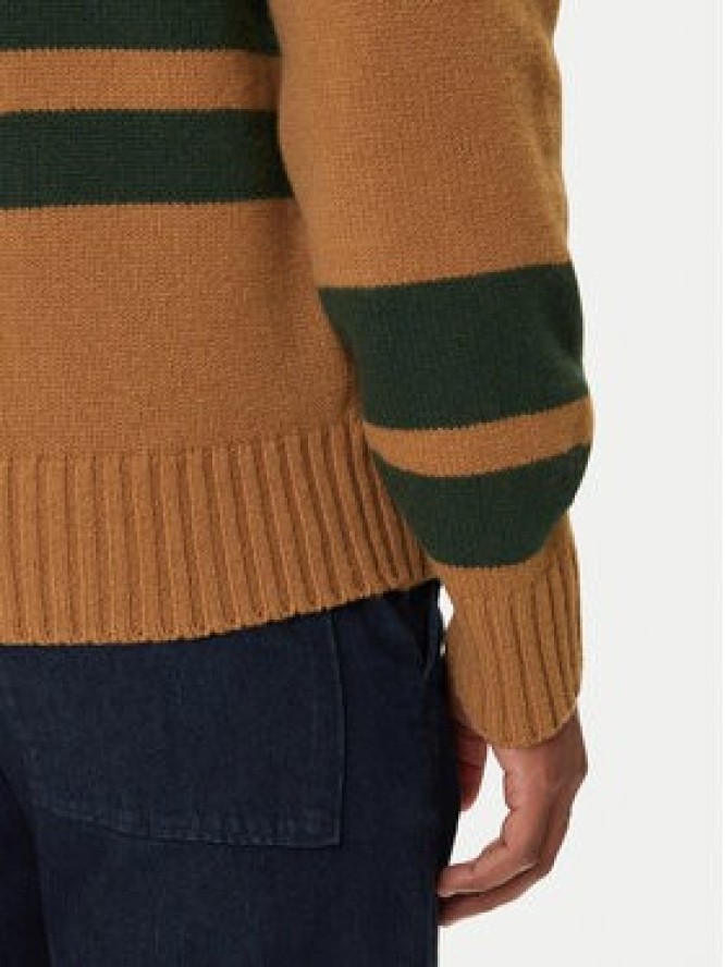 Lacoste Sweter AH5180 Brązowy Regular Fit