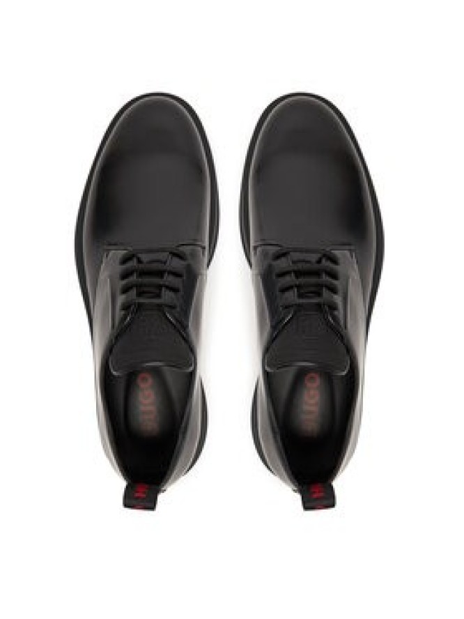 HUGO Półbuty Lenner Derb Lthf 50548550 Czarny