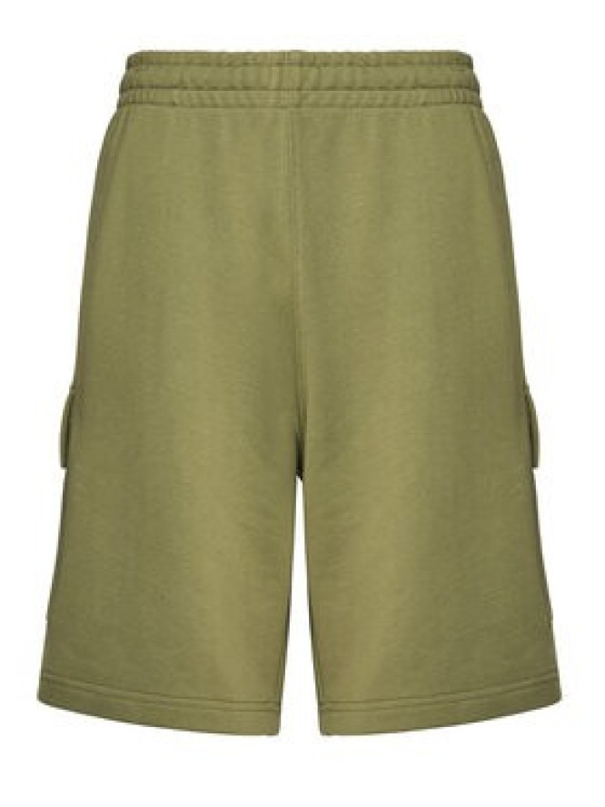 Lacoste Szorty sportowe GH9743 Khaki Regular Fit