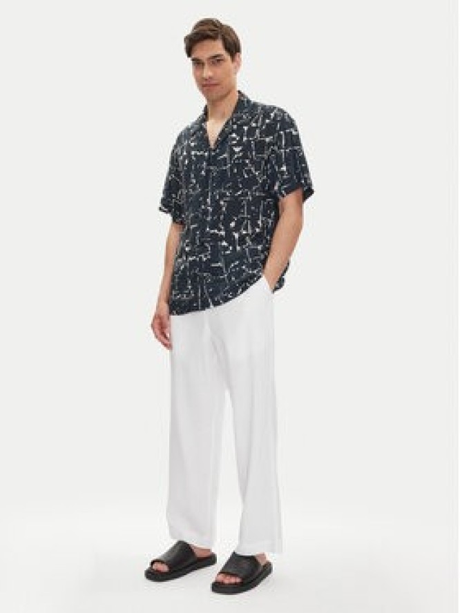 Emporio Armani Koszula EM000593 AF12351 FB070 Granatowy Regular Fit