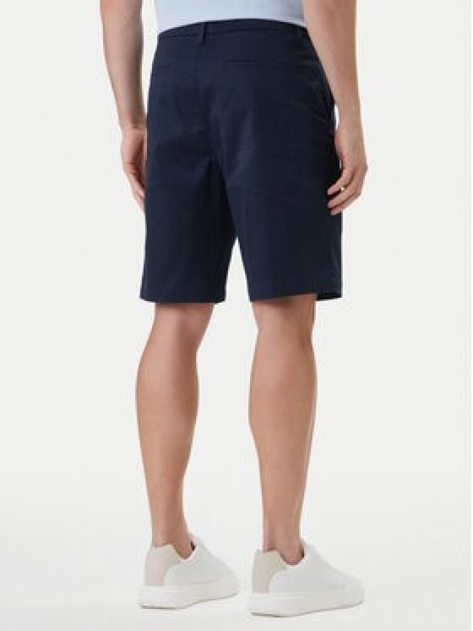 Calvin Klein Szorty materiałowe LV04LB600G Granatowy Regular Fit