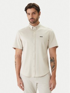 BOSS Koszula ST Motion 50555951 Beżowy Regular Fit