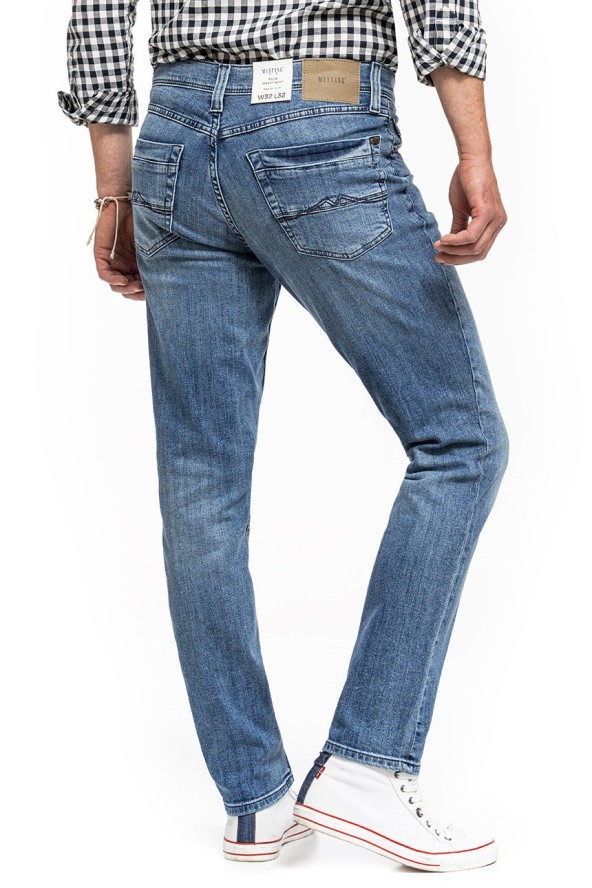 MUSTANG WASHINGTON MĘSKIE SPODNIE JEANSOWE JEANSY DENIM BLUE 1013944 5000 313