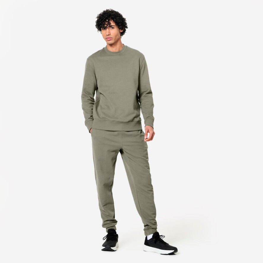 Spodnie fitness męskie Domyos Gym & Pilates slim