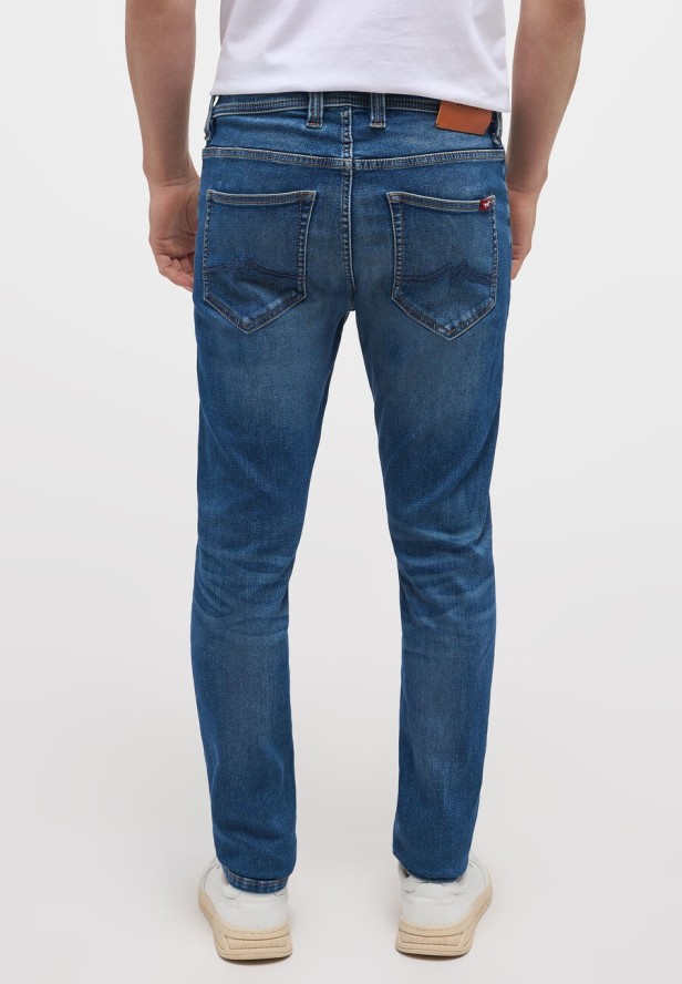 MUSTANG OREGON SLIM K MĘSKIE SPODNIE JEANSOWE DENIM BLUE 1013712 5000 783