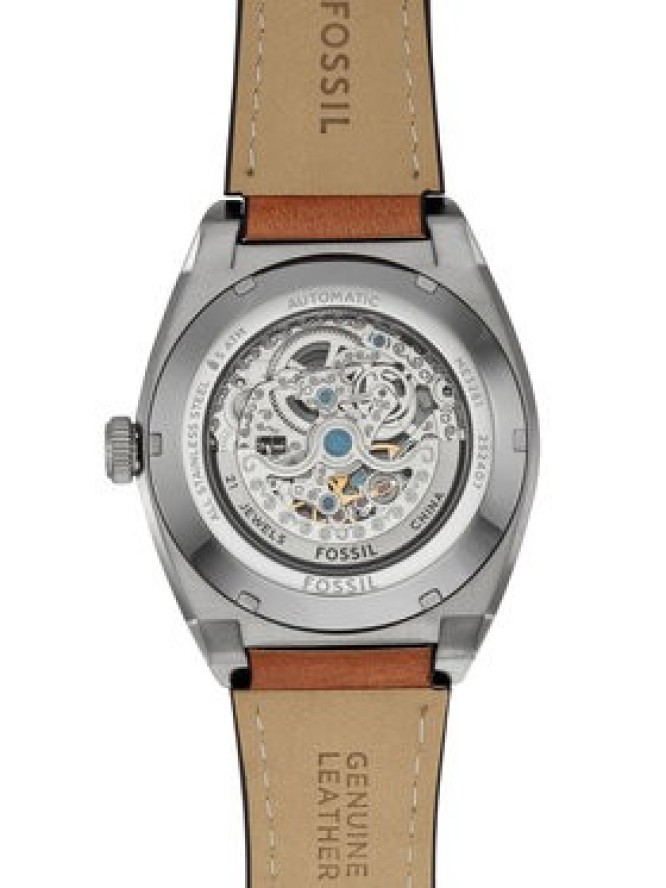Fossil Zegarek Everett Skeleton Automatic ME3261 Zielony