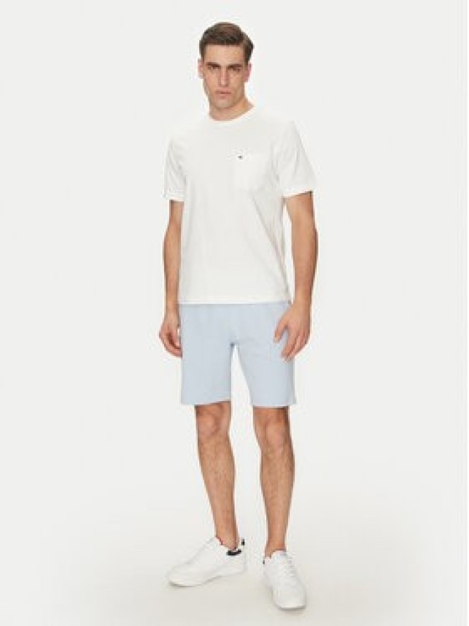 Tommy Hilfiger T-Shirt Essential Solid Pocket Tee MW0MW37283 Biały Regular Fit