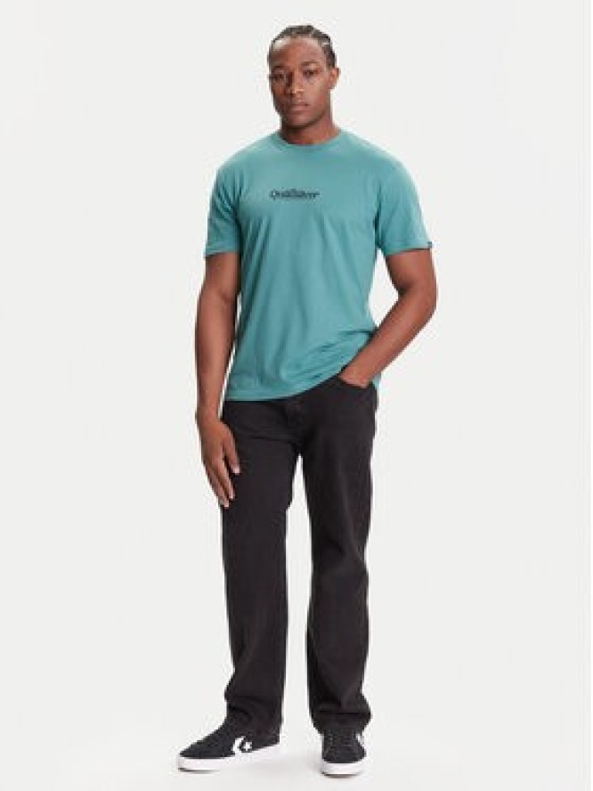 Quiksilver T-Shirt EQYZT08174 Zielony Regular Fit