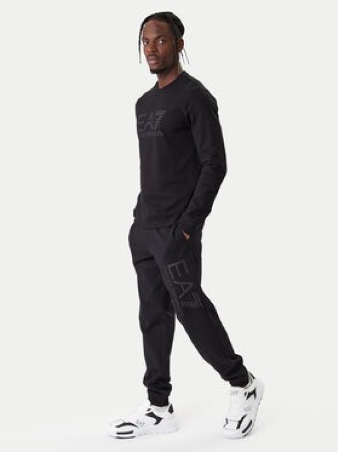 EA7 Emporio Armani Spodnie dresowe 7M001415 AF22266 MC005 Czarny Regular Fit