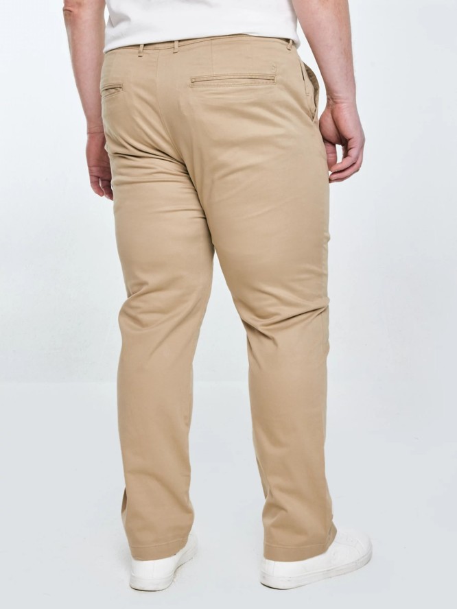 Spodnie męskie chinosy beżowe Trevor 801