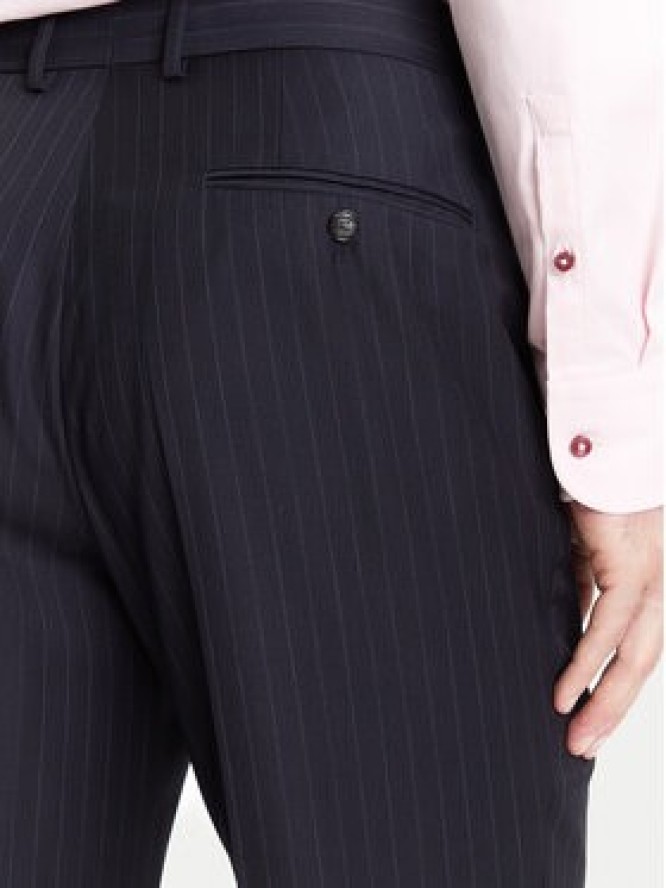 BOSS Garnitur H-Huge 50546121 Granatowy Slim Fit