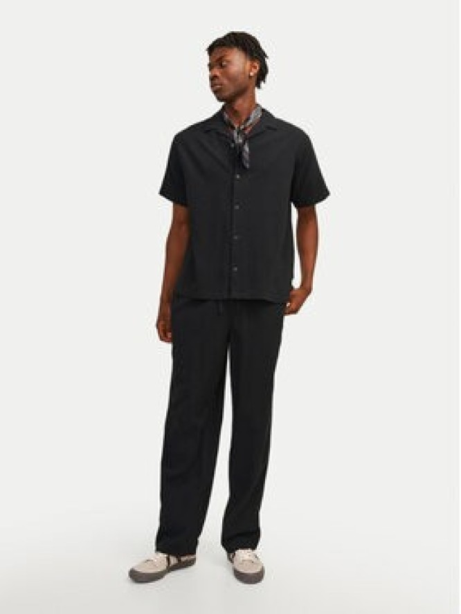 Jack & Jones Koszula Luke 12255781 Czarny Relaxed Fit