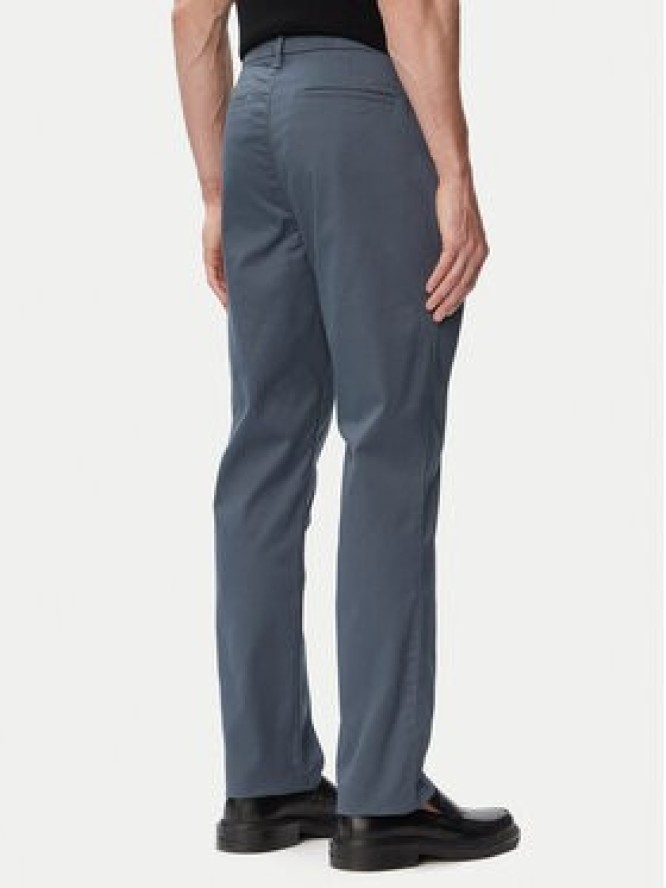 Calvin Klein Spodnie materiałowe LV140EM633 Granatowy Slim Fit