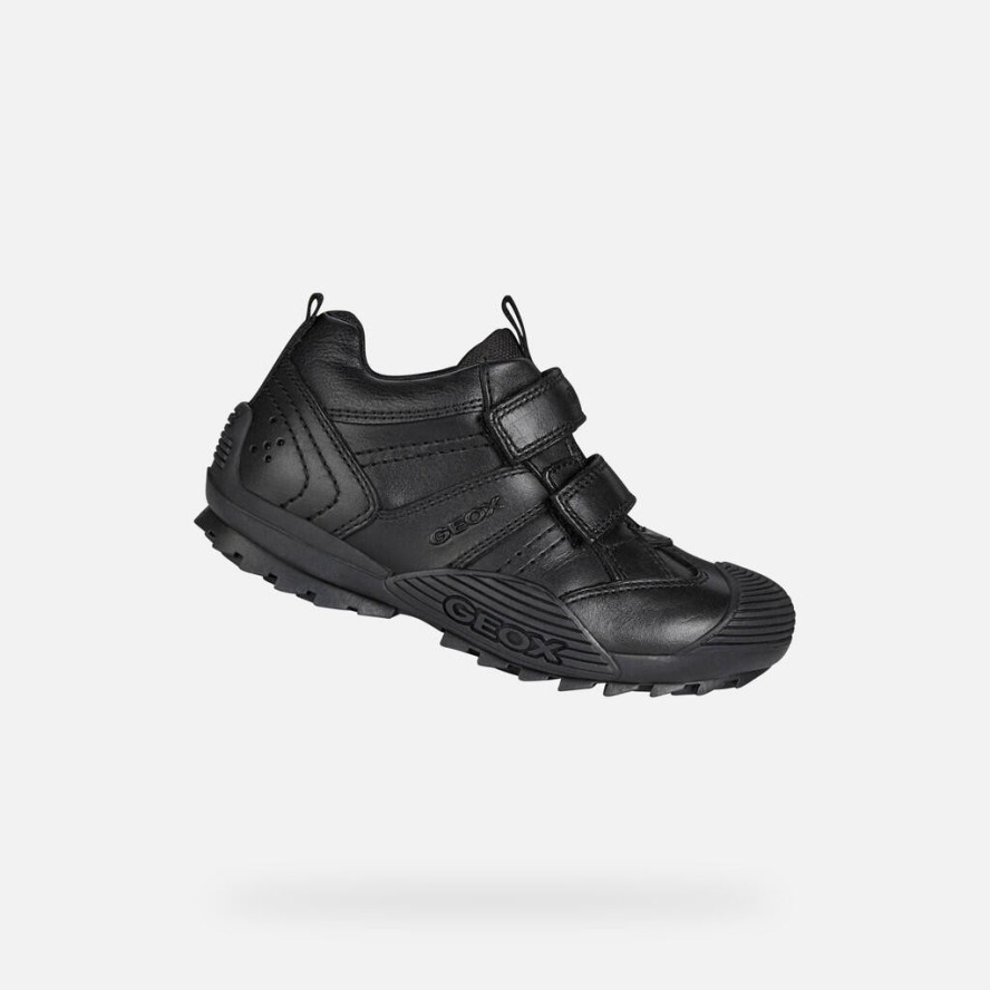 Buty GEOX JR SAVAGE Czarny