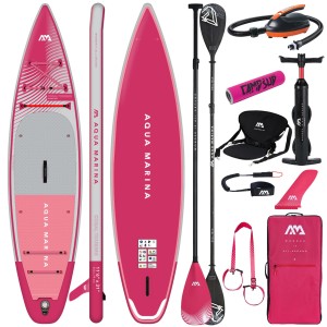Deska Sup Aqua Marina Coral Touring Raspberry 11'6" + ZESTAW SUPER COMBO