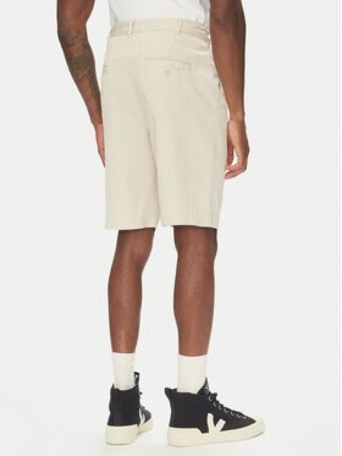 Lindbergh Szorty materiałowe 30-505054 Beżowy Wide Fit