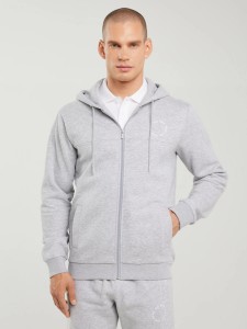bluza męska z kapturem szara ajron 901/ kersyn 901