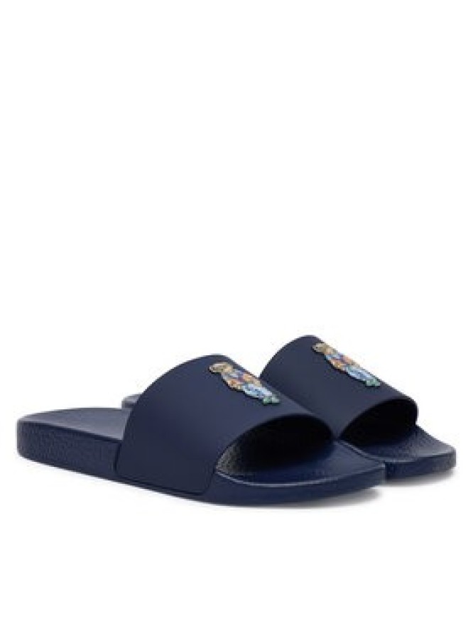 Polo Ralph Lauren Klapki Polo Bear Slide 809P09762002 Granatowy