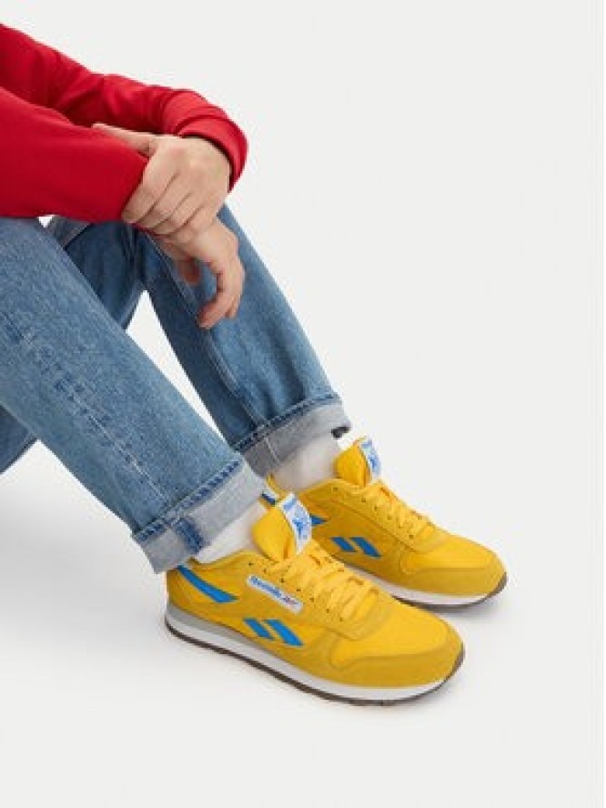 Reebok Sneakersy EO-CLASSIC LEATHER 100245029 Żółty