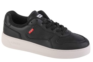 Sneakersy Levi's Glide czarne skórzane