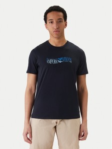 Emporio Armani T-Shirt EM000574 AF20451 FB335 Niebieski