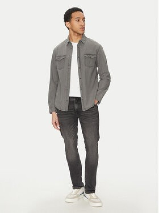 Mustang Jeansy Oregon 1013713 Czarny Slim Fit