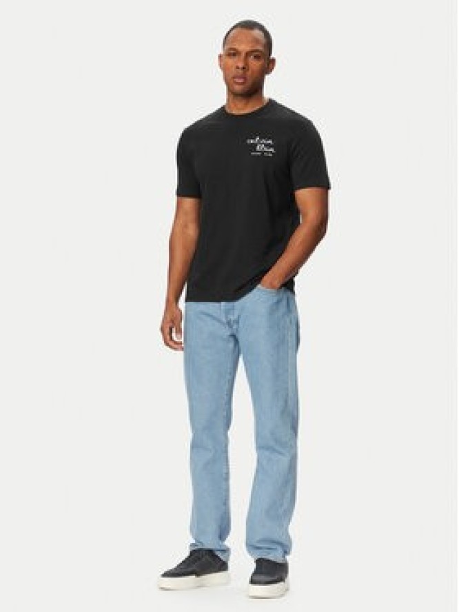 Calvin Klein Jeans T-Shirt LV04RG837G Czarny Regular Fit