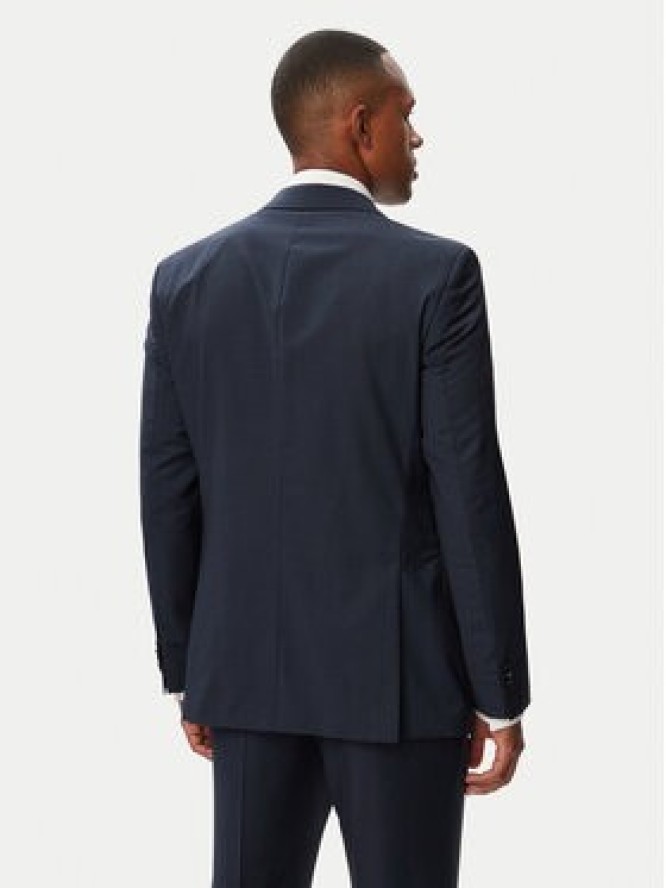 BOSS Garnitur H-Huge 50569798 Granatowy Slim Fit