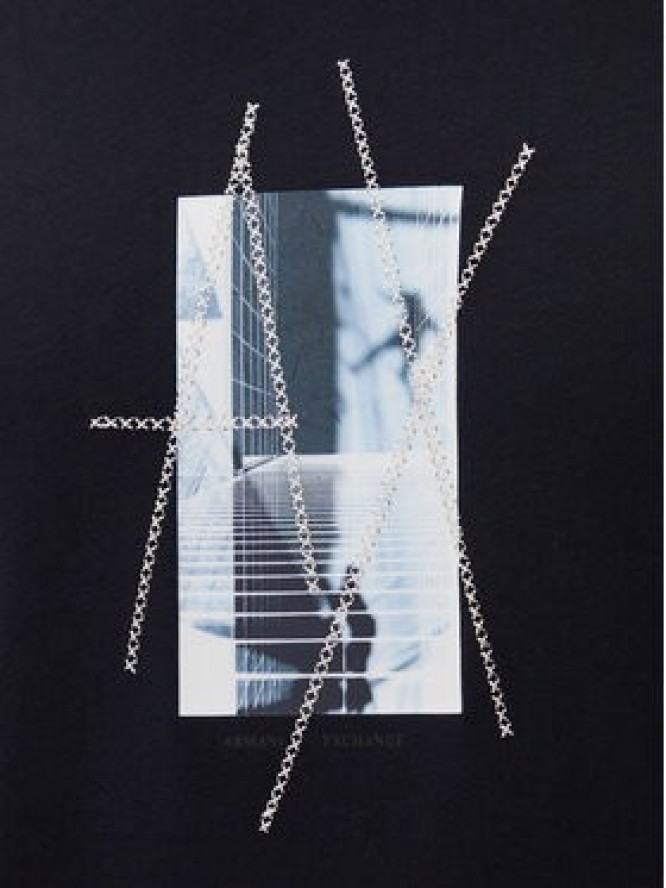 Armani Exchange T-Shirt XM001440 AF10358 UB101 Granatowy Regular Fit