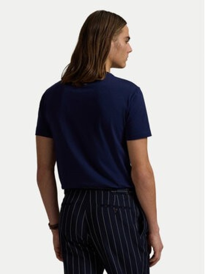 Polo Ralph Lauren T-Shirt 710671438404 Granatowy Slim Fit