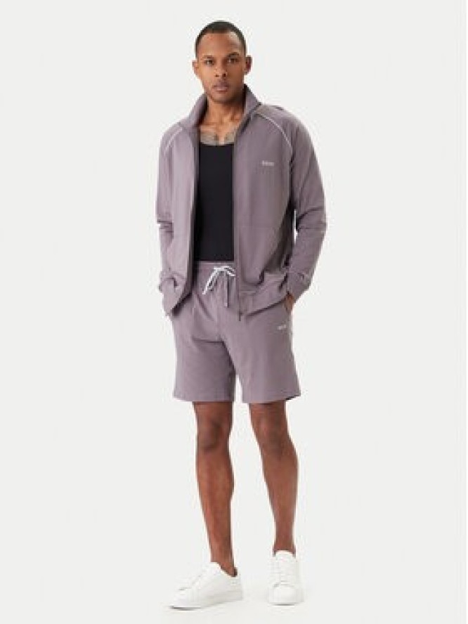 BOSS Bluza Mix&Match 50515307 Fioletowy Regular Fit