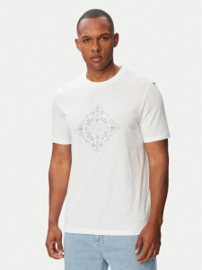 HUGO T-Shirt Nerberri 50572760 Biały Regular Fit