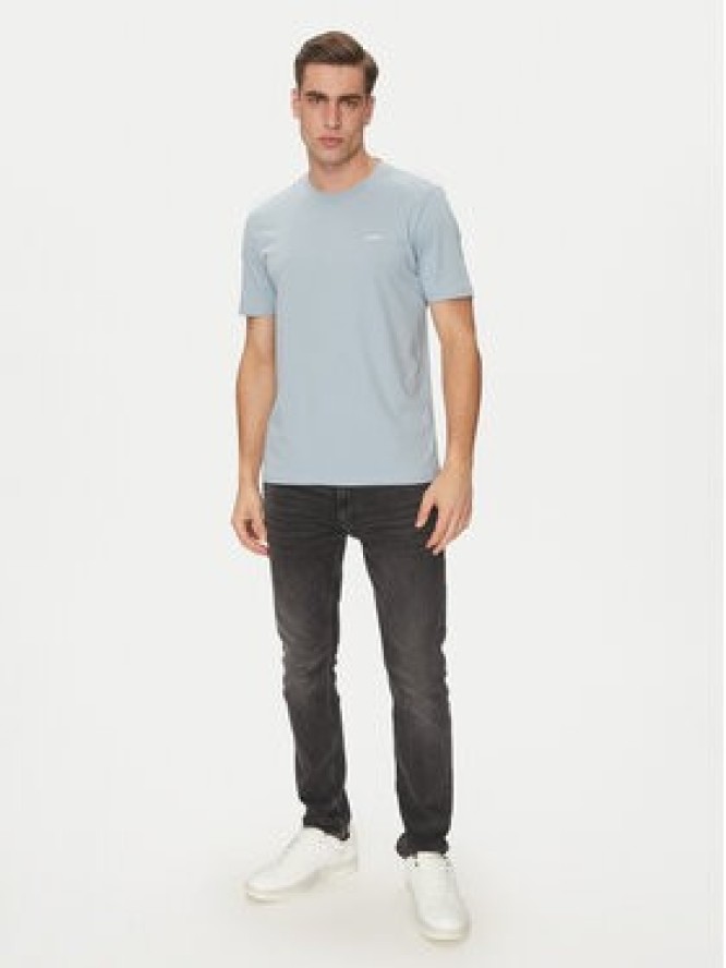 HUGO T-Shirt Dero222 50466158 Niebieski Regular Fit