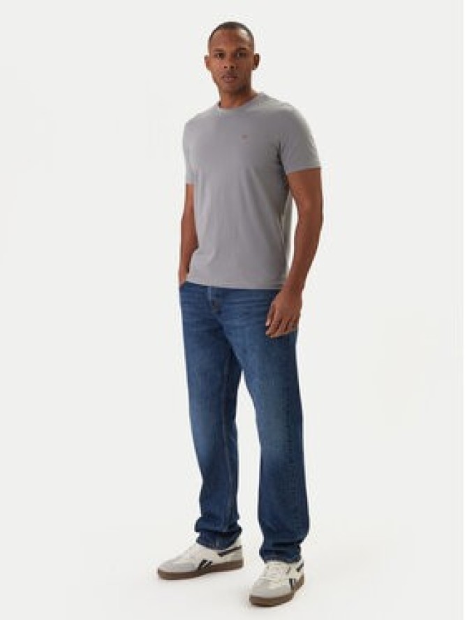 Napapijri T-Shirt Salis NP0A4H8D Szary Regular Fit