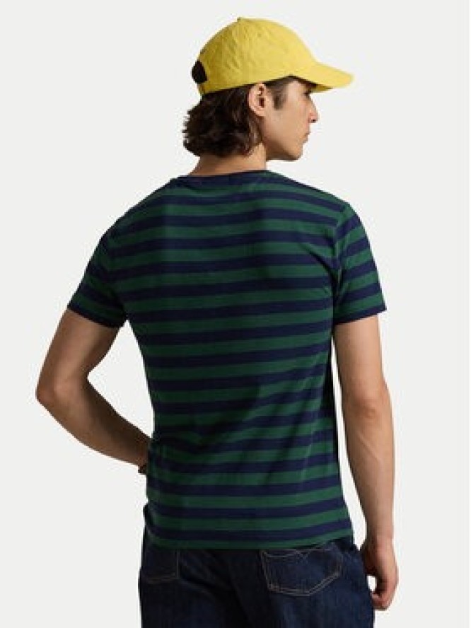 Polo Ralph Lauren T-Shirt 710803479031 Zielony Custom Slim Fit