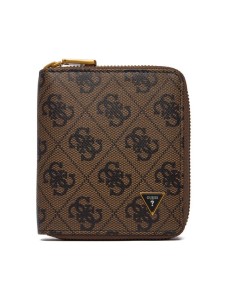 Guess Portfel SMMALO LEA02 Brązowy