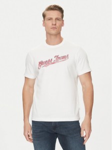 Guess Jeans T-Shirt M5GI54 K8FQ4 Biały Regular Fit