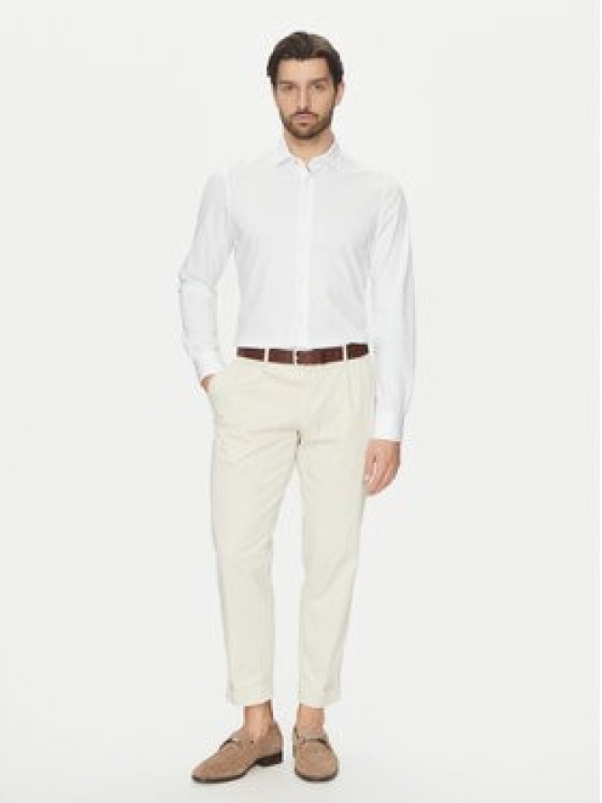Michael Kors Koszula MD0MD91498 Biały Slim Fit