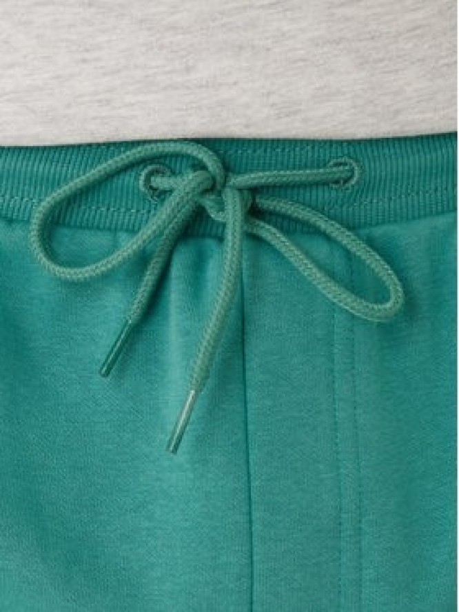 Tommy Jeans Szorty sportowe Contrast Linear DM0DM22697 Zielony Regular Fit