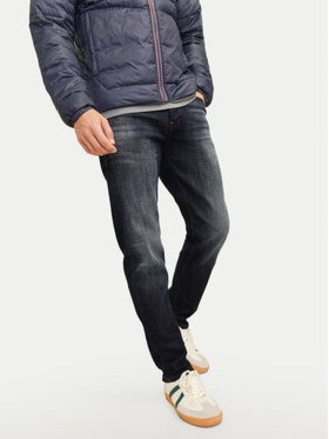 Jack & Jones Jeansy Mike 12263530 Granatowy Tapered Fit
